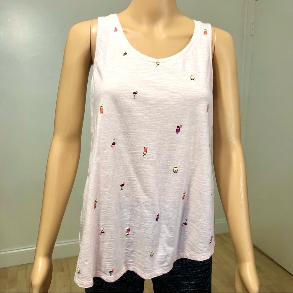 a.n.d soft pink sleeveless top Size S